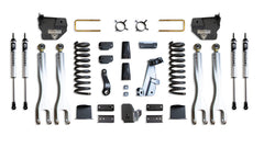 MaxTrac 8" Lift Kit with 4-Links (Vulcan Shocks) (Factory Rear Air Ride) — Grey Powdercoat — 2014-2018 Ram 2500 (K947285VLA)