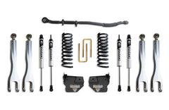 MaxTrac 2.5" Lift Kit with 4-Links (Vulcan Shocks) — Grey Powdercoat — 2013-2026 Ram 3500 (K947325VL)