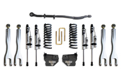MaxTrac 2.5" Lift Kit with 4-Links (Vulcan Reservoir Shocks) — Grey Powdercoat — 2013-2026 Ram 3500 (K947325VRL)