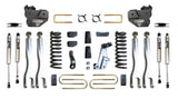 4" LIFT KIT W/ 4-LINKS (FOX SHOCKS) (FACTORY REAR AIR RIDE) — GREY POWDERCOAT (K947341FLA)