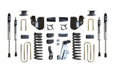 MaxTrac 6" Lift Kit (Vulcan Shocks) (Factory Rear Air Ride) — Grey Powdercoat — 2013-2018 Ram 3500 (K947363VA)