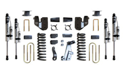 MaxTrac 6" Lift Kit (Vulcan Reservoir Shocks) (Factory Rear Air Ride) — Grey Powdercoat — 2013-2018 Ram 3500 (K947363VRA)