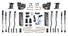 MaxTrac 8" Lift Kit with 4-Links (Vulcan Shocks) (Factory Rear Air Ride) — Grey Powdercoat — 2013-2018 Ram 3500 (K947385VLA)