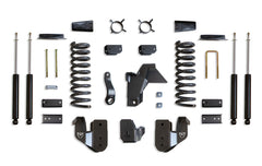 MaxTrac 4" Lift Kit (Max Trac Shocks) (Factory Rear Air Ride) — Grey Powdercoat — 2019-2026 Ram 2500 (K947441A)