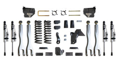 MaxTrac 4" Lift Kit with 4-Links (Vulcan Reservoir Shocks) (Factory Rear Air Ride) — Grey Powdercoat — 2019-2026 Ram 2500 (K947441VRLA)