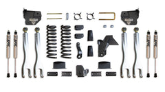MaxTrac 6" Lift Kit W/ 4-LINKS (FOX SHOCKS) (FACTORY REAR AIR RIDE) — Grey Powdercoat — 2019-2024 Ram 2500 (K947463FLA)
