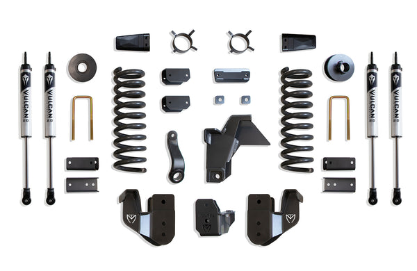 MaxTrac 6" Lift Kit (VULCAN SHOCKS) — Grey Powdercoat — 2019-2026 Ram 2500 (K947463V)