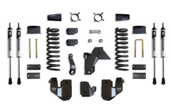 MaxTrac 6" Lift Kit (Vulcan Shocks) (Factory Rear Air Ride) — Grey Powdercoat — 2019-2026 Ram 2500 (K947463VA)