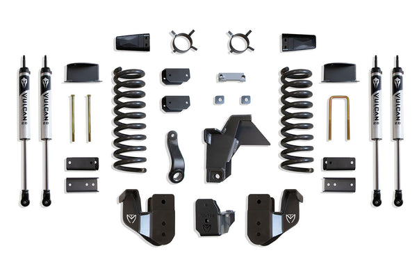 MaxTrac 6" Lift Kit (Vulcan Shocks) (Factory Rear Air Ride) — Grey Powdercoat — 2019-2026 Ram 2500 (K947463VA)