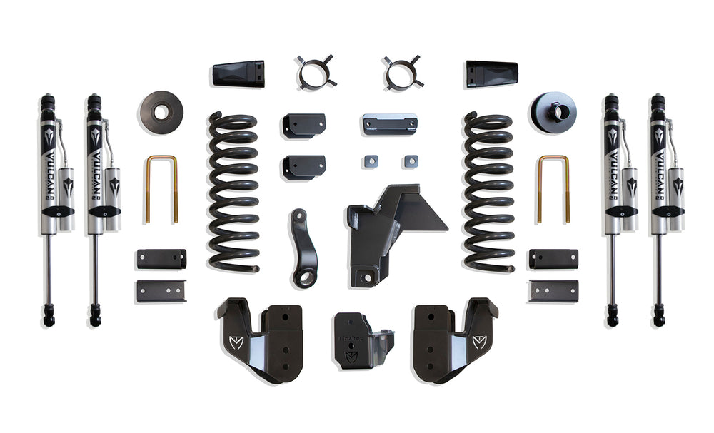MaxTrac 6" Lift Kit (Vulcan Reservoir Shocks) — Grey Powdercoat — 2019-2026 Ram 2500 (K947463VR)