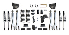 MaxTrac 6" Lift Kit with 4-Links (Vulcan Reservoir Shocks) (Factory Rear Air Ride) — Grey Powdercoat — 2019-2024 Ram 2500 (K947463VRLA)