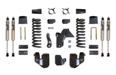 MaxTrac 8" Lift Kit (FOX SHOCKS) (FACTORY REAR AIR RIDE) — Grey Powdercoat — 2019-2026 Ram 2500 (K947485FA)