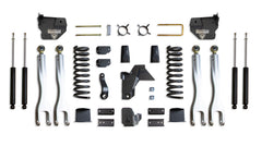 MaxTrac 8" Lift Kit with 4-Links (Max Trac Shocks) (Factory Rear Air Ride) — Grey Powdercoat — 2019-2024 Ram 2500 (K947485LA)