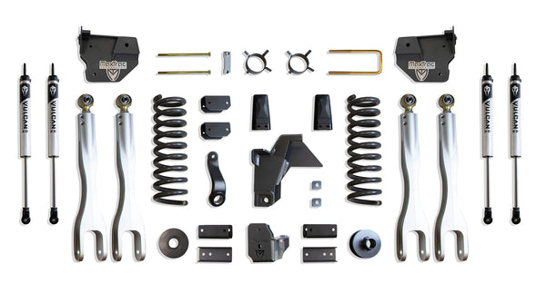 MaxTrac 8" Lift Kit with 4-Links (Vulcan Shocks) — Grey Powdercoat — 2019-2024 Ram 2500 (K947485VL)