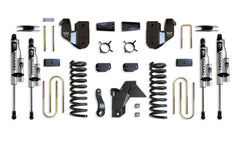 MaxTrac 4" Lift Kit (Vulcan Reservoir Shocks) (Factory Rear Air Ride) — Grey Powdercoat — 2019-2024 Ram 3500 (K947541VRA)