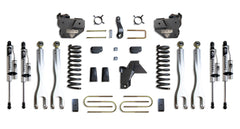 MaxTrac 4" Lift Kit with 4-Links (Vulcan Reservoir Shocks) — Grey Powdercoat — 2019-2024 Ram 3500 (K947541VRL)