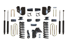 MaxTrac 6" Lift Kit (Max Trac Shocks) (Factory Rear Air Ride) — Grey Powdercoat — 2019-2024 Ram 3500 (K947563A)
