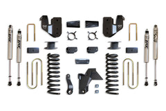 MaxTrac 6" Lift Kit (FOX SHOCKS) (FACTORY REAR AIR RIDE) — Grey Powdercoat — 2019-2024 Ram 3500 (K947563FA)