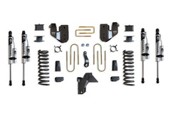 MaxTrac 6" Lift Kit (Vulcan Reservoir Shocks) (Factory Rear Air Ride) — Grey Powdercoat — 2019-2024 Ram 3500 (K947563VRA)