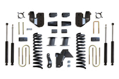 MaxTrac 8" Lift Kit (Max Trac Shocks) (Factory Rear Air Ride) — Grey Powdercoat — 2019-2024 Ram 3500 (K947585A)