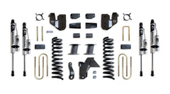 MaxTrac 8" Lift Kit (Vulcan Reservoir Shocks) (Factory Rear Air Ride) — Grey Powdercoat — 2019-2024 Ram 3500 (K947585VRA)