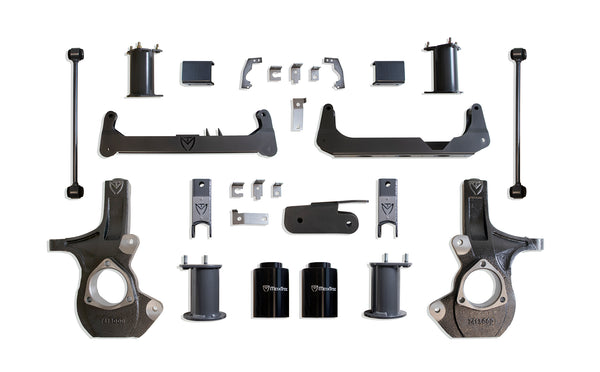 MaxTrac 7" Crossmember Lift Kit — Grey Powdercoat (K951275)