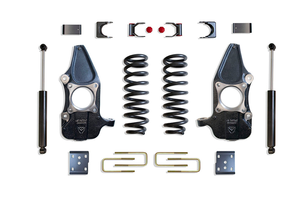 MaxTrac 3"/5" Lowering Kit — Grey Powdercoat — 2009-2014 Ford F-150 (KC333435)