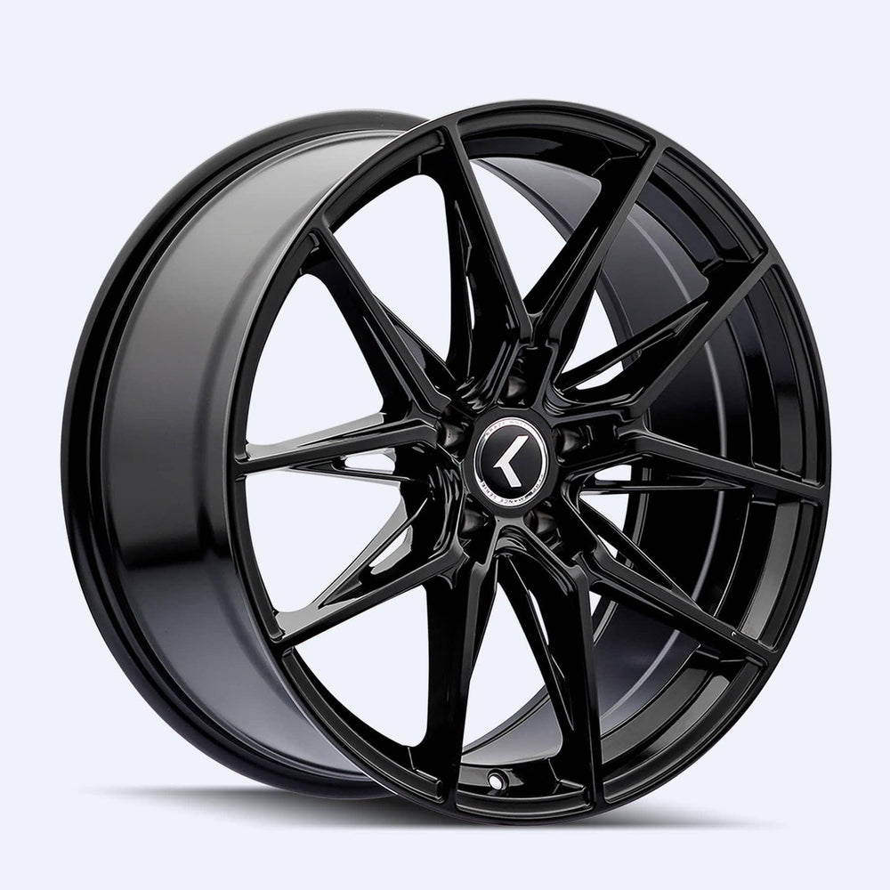 Kraze Roue KR196 Evolve 20x9 / 5x114.3 / déport 35mm / moyeu 72.62mm - noir brillant