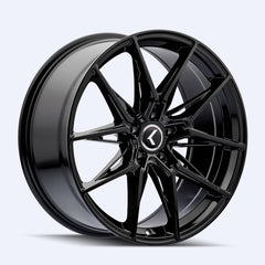 Kraze Roue KR196 Evolve 20x9 / 5x114.3 / déport 35mm / moyeu 72.62mm - noir brillant