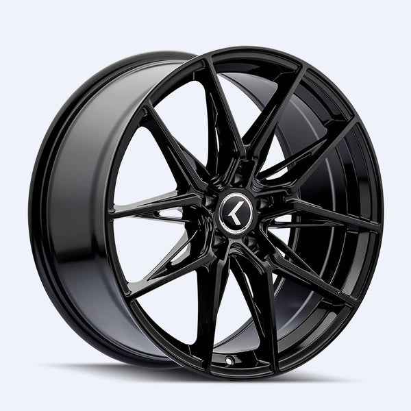 Kraze Roue KR196 Evolve 20x9 / 5x114.3 / déport 35mm / moyeu 72.62mm - noir brillant