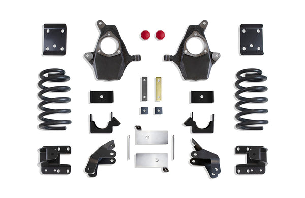 MaxTrac 3"/5" Lowering Kit (MAGNERIDE, EXT/CREW CAB, CAST STEEL ARMS)