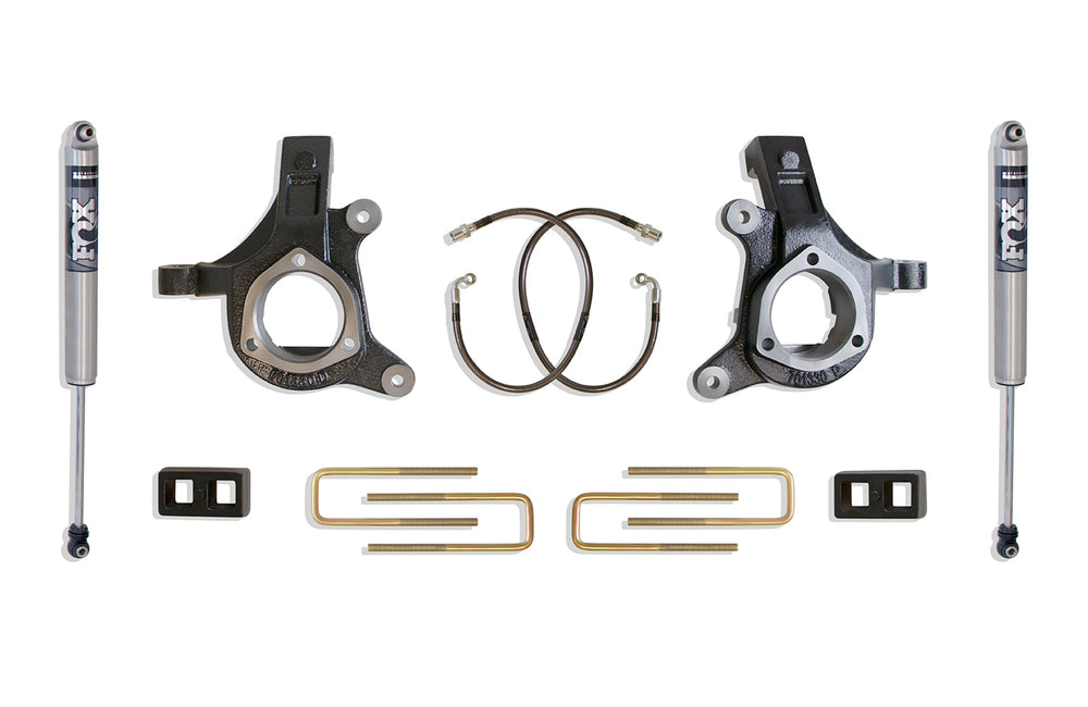 MaxTrac 3" LIFT KIT (FOX SHOCKS) (CAST STEEL ARMS)