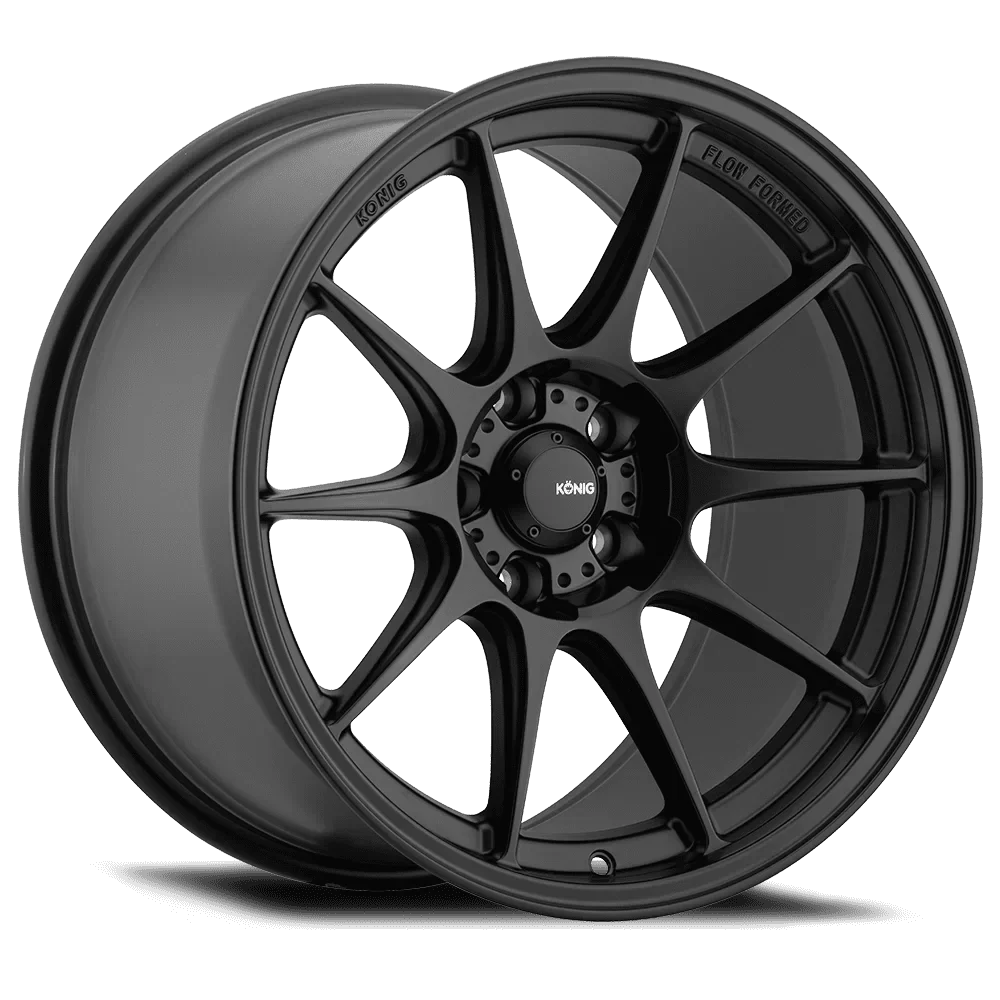 Konig Dekagram Wheel 18x9.5B 5x100 ET35 Semi-Matte Black