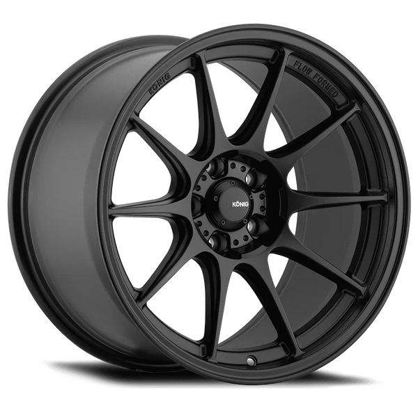 Konig Dekagram Wheel 18x8.5 5x114.3 ET35 Semi-Matte Black