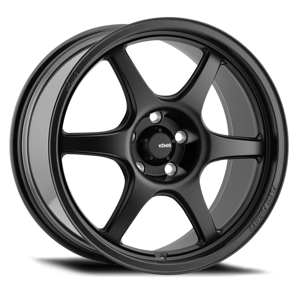 Konig Hexaform Wheel 18x9.5A 5x114.3 ET35 Matte Black