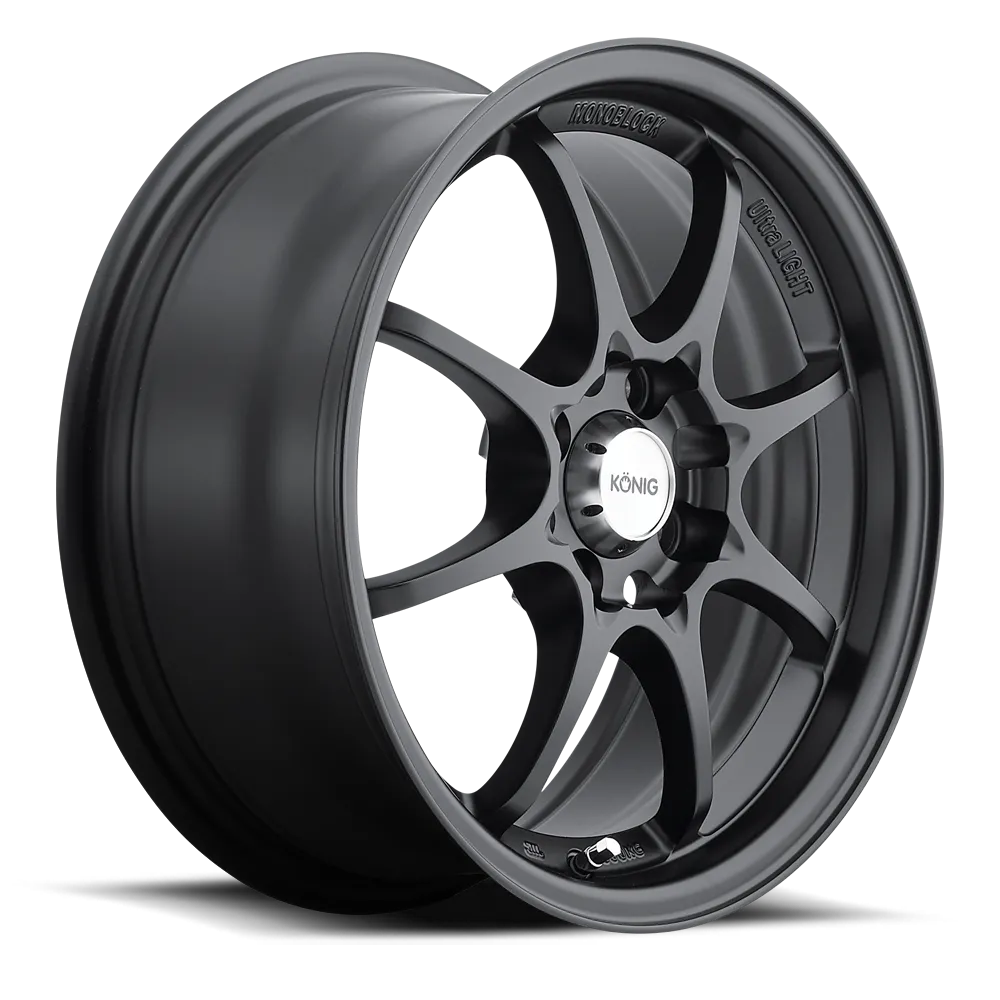 Konig Roue Helium 15x6.5 4x100 ET40 - noir mat