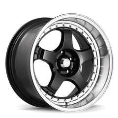 Konig Roue SSM 18x8 5x114.3 ET45 - noir brillant avec rebord usiné