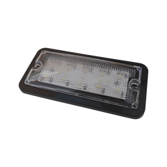 Uni-Bond Lighting LED 53/4" X 23/4" Cool White Utility/Dome Lamp Black Base