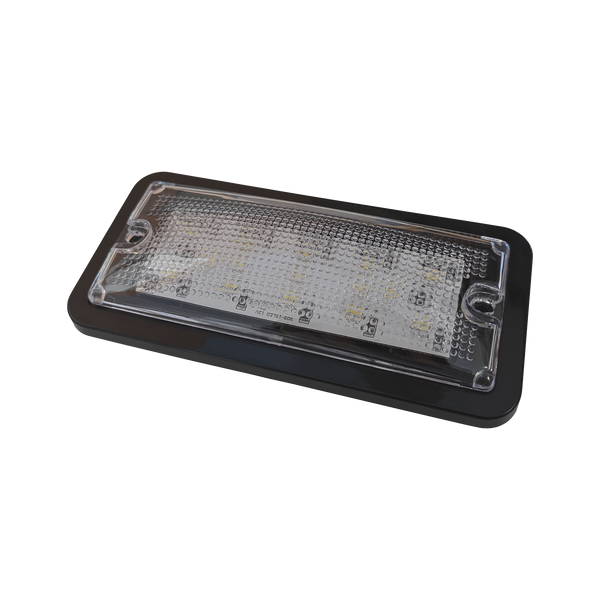 Uni-Bond Lighting LED 53/4" X 23/4" Cool White Utility/Dome Lamp Black Base