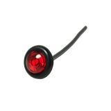 Uni-Bond Lighting Led Compact Side Marker Lamp with Grommet Red
