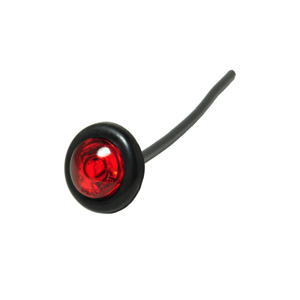 Uni-Bond Lighting LED Compact Side Marker Lamp with Grommet Red