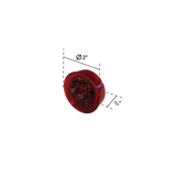 Uni-Bond Lighting Led 2In Round Marker Lamp Red 10Diodes