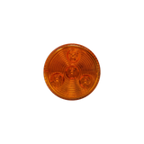 Uni-Bond Lighting Led 2In Round Marker Lamp Amber 4Diodes