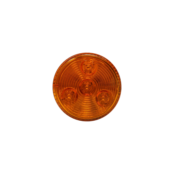 Uni-Bond Lighting LED 2" Round Marker Lamp Amber 4Diodes