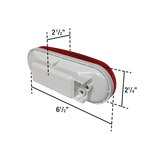 Uni-bond LED OVAL STT LAMP RED 1DIODE (ULCLED22381R) — view 2