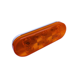 Uni-bond LED OVAL Signal/park LAMP Amber 6DIODES (ULCLED22386A) — angle