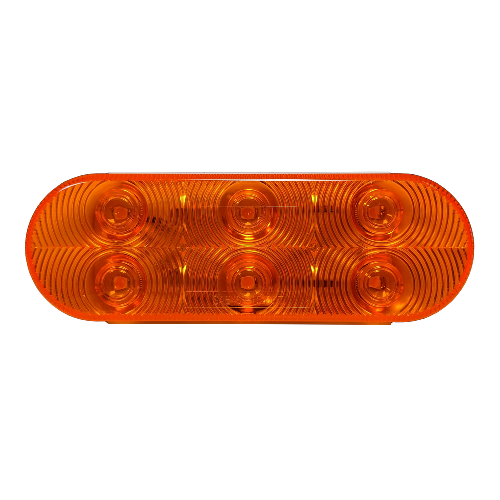 Uni-Bond Lighting LED Oval Signal/Park Lamp Amber 6Diodes