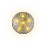 Uni-Bond Lighting Led 2.5In Round Marker Clear Lens Lamp Amber 6Diodes
