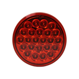 Uni-Bond Lighting Led 4In Round Stt Lamp Red 24Diodes