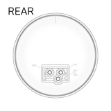 Uni-Bond Lighting Led 4In Round Stt Lamp Red 24Diodes